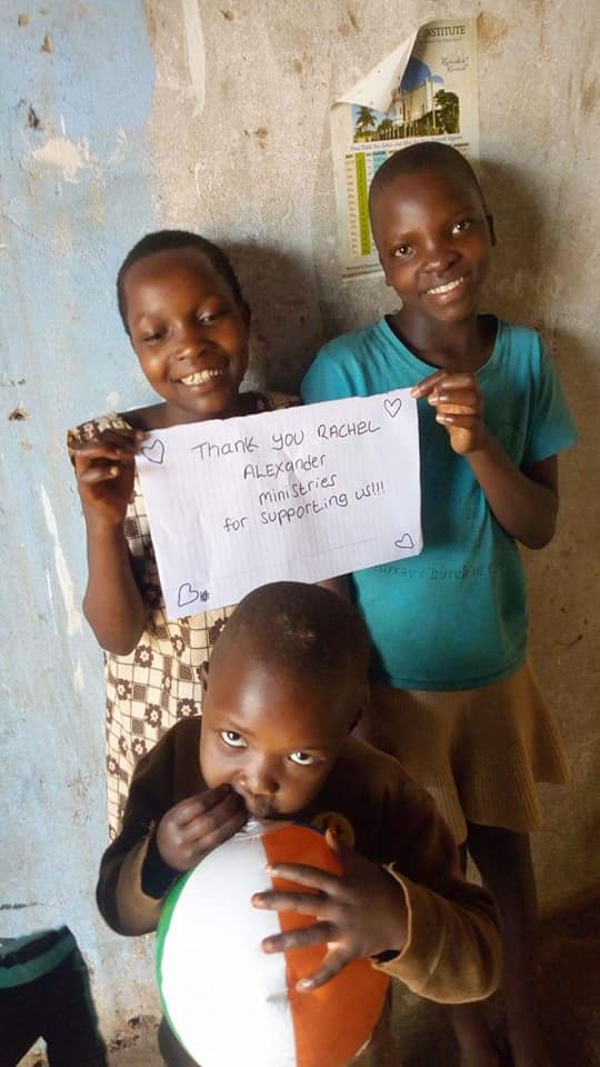 Appreciation picture at Hope for AIDS Orphans, Jinja, Uganda