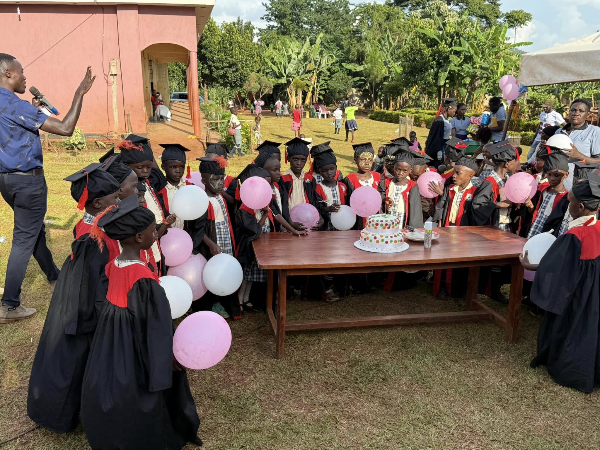 Children graduating at Our Savior Schools Jinja Uganda