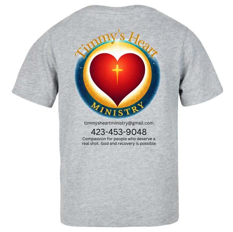 Rachel Alexander Ministries branded shirt worn during street ministry outreach